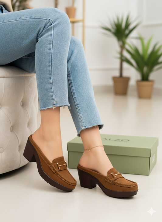 Ladies casual Moccasins A8500085-MST